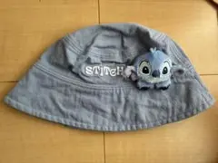 香港ディズニー　スティッチ ぬいぐるみ付き帽子