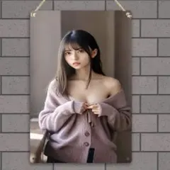 齋藤飛鳥ブリキ看板
