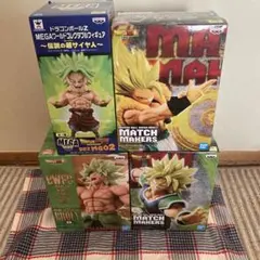 ドラゴンボールフィギュア　ブロリー3種　ゴジータ