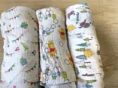 エイデンアンドアネイ　おくるみ　プーさん　3枚セット