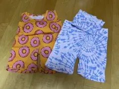 GAP キッズ オーガニックコットン　パジャマ セット 2点 タイダイ ドーナツのサムネイル