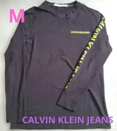 CK　カルバンクライン (CALVIN KLEIN JEANS) M 長袖T 黒