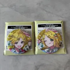 プロセカ メロパレ ホログラム缶バッジ 鏡音レン 鏡音リン