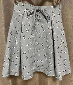 MAJESTIC LEGON（マジェスティックレゴン）膝丈スカート　水色　花柄