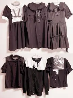 アンクルージュ 6点セット 量産型 地雷系 ワンピース トップス まとめ売り