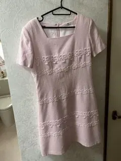 courreges paris 半袖ワンピース ピンクのサムネイル