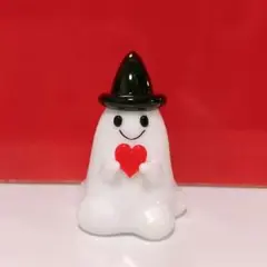 ガラス細工 ハート持ちおばけ