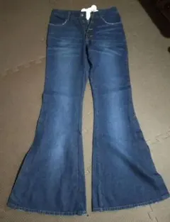 ブーツカットデニム Sサイズ ダークブルー