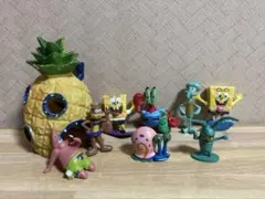 スポンジボブ　アクアリウム　オーナメント　フィギュア　置物　雑貨　家