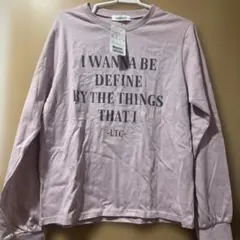 Lovetoxic 長袖カットソー Ｌ１６０㎝ ピンクロングTシャツ新品タグ付き