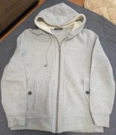 BURBERRY BLACK LABEL ボアパーカー グレー 2