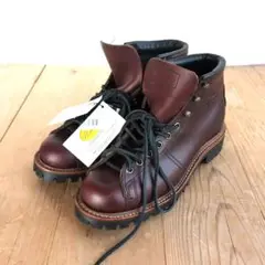 70s CHIPPEWA チペワ モンキーブーツ 希少】CHIPPEWA チペワ モンキーブーツ ブラウン ベージュ