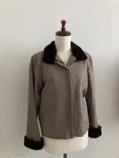 近年モデル✨タグ付き✨アニエスベー　ファー　ブルゾン