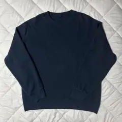 ユニクロ　スウェットシャツ ネイビー XL