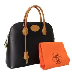 本物 良品■エルメス■ボリード 35 バイカラー ハンドバッグ ミニトートバッグ 本物 良品□エルメス□ボリード 35 バイカラー ハンドバッグ