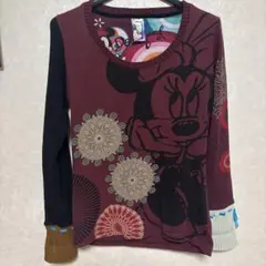 Desigual デシグアル　ミニーマウス 長袖Tシャツ(ニット)