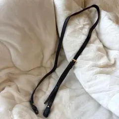美品 おしゃれ prada レザー ショルダー紐 黒 ブラック
