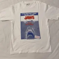 ユニクロ JAWS Tシャツ Sサイズ ホワイト