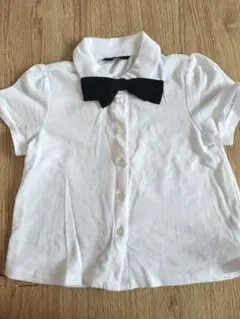 COMME CA ISM ボウタイポロシャツ 110A