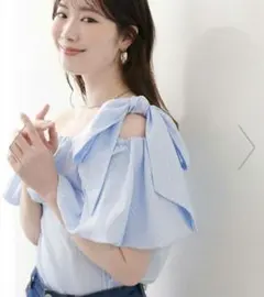 新品【natural couture】マルチWAYオフショルバルーントップスのサムネイル