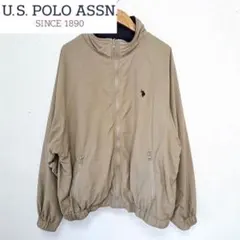 U.S. POLO ASSN リバーシブルブルゾン M ベージュ