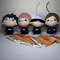 呪術廻戦　もちぴこマスコット 虎杖悠仁 伏黒恵 釘崎野薔薇 五条悟 全4種セット