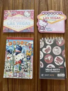SANRIOレトロ　キティ ラスベガス 【新品】付箋3点セット　海外 SANRIOレトロ キティ ラスベガス 【新品】付箋3点セット 海外 SANRIO