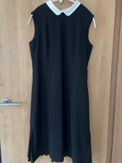 新品未使用】Rene プリーツノースリーブワンピース ネイビー 36 - メルカリ
