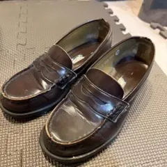 HARUTA ブラウン ローファー