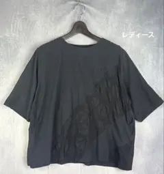 a167【美品】【ゆったり】【柄入り】【レディース】カットソー　大きめ