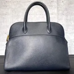 【未使用級】WAKO 銀座和光　 シボ革 　レザー 　トートバッグ　ハンドバック 良品 WAKO ワコウ 銀座 和光 ブラック ゴールド金具