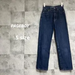 ページボーイ レディース ストレートデニムパンツ ジーンズ S ストレッチなしのサムネイル