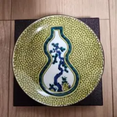 九谷焼名品小皿 青効窯豆皿