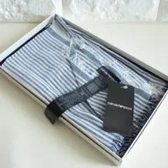 新品 EMPORIO ARMANI エンポリオアルマーニ 春秋ストール 男女兼用