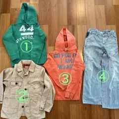 デニム＆ダンガリー　120〜135cm まとめ売り