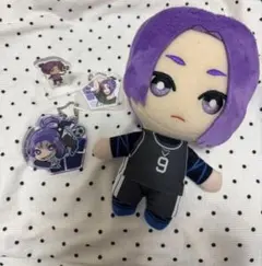 大ハマりしてました　ブルーロック御影レオ　ぬいぐるみキーホルダー