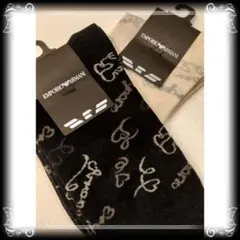 ④新品【エンポリオアルマーニ】ソックス 2足 〜25 ハート￥4,400 靴下