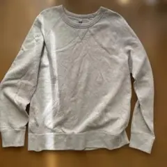 UNIQLO グレー クルーネック トレーナー L ユニクロ