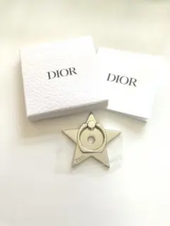 箱付き未使用 Dior ディオール スマホリング 星型 非売品