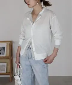 Bonjour Sagan クルーネックラメシアーコンパクトカーディガン2点