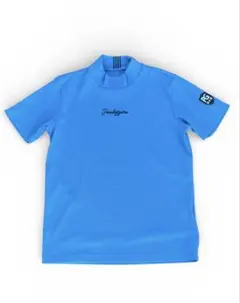 パーリーゲイツ モックネック 半袖 Tシャツ　ブルー pearly gatesのサムネイル