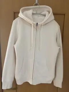 UNIQLOユニクロ　ボアジップパーカーＬ　ホワイト