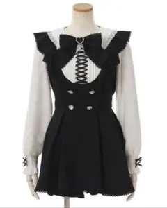 LISLISA フリルスピンドルセットアップ　ブラック