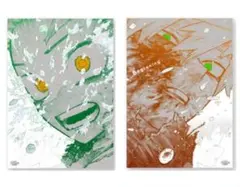 僕のヒーローアカデミア 原画展 緑谷 爆豪　 A2　 ポスター