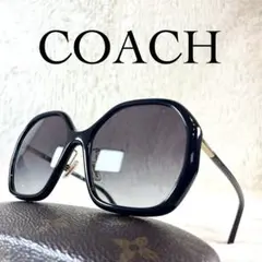 H*I様 極美品　COACH　コーチ　HC8343　サングラス　ブラックレンズ・のサムネイル