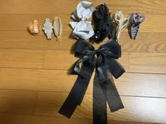 ヘアアクセサリー ヘアクリップ　リボン　バレッタ　まとめ売り 8点　最終値下げのサムネイル