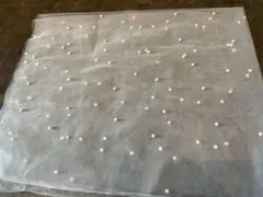 【お値下げ】ウェルカムスペース　パール付き 布