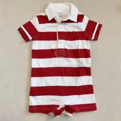 ラルフローレン ベビー ロンパース ラガーシャツ