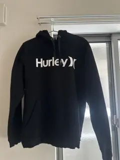 Hurley 黒 フード付きパーカー