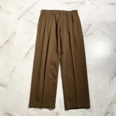 A19394 RHC 24AW TCツイルワイドストレートスラックス 茶系Mのサムネイル